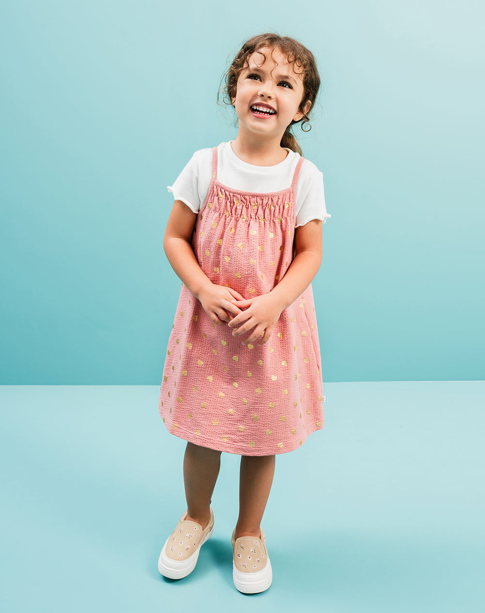 Conjunto camiseta + vestido  niña