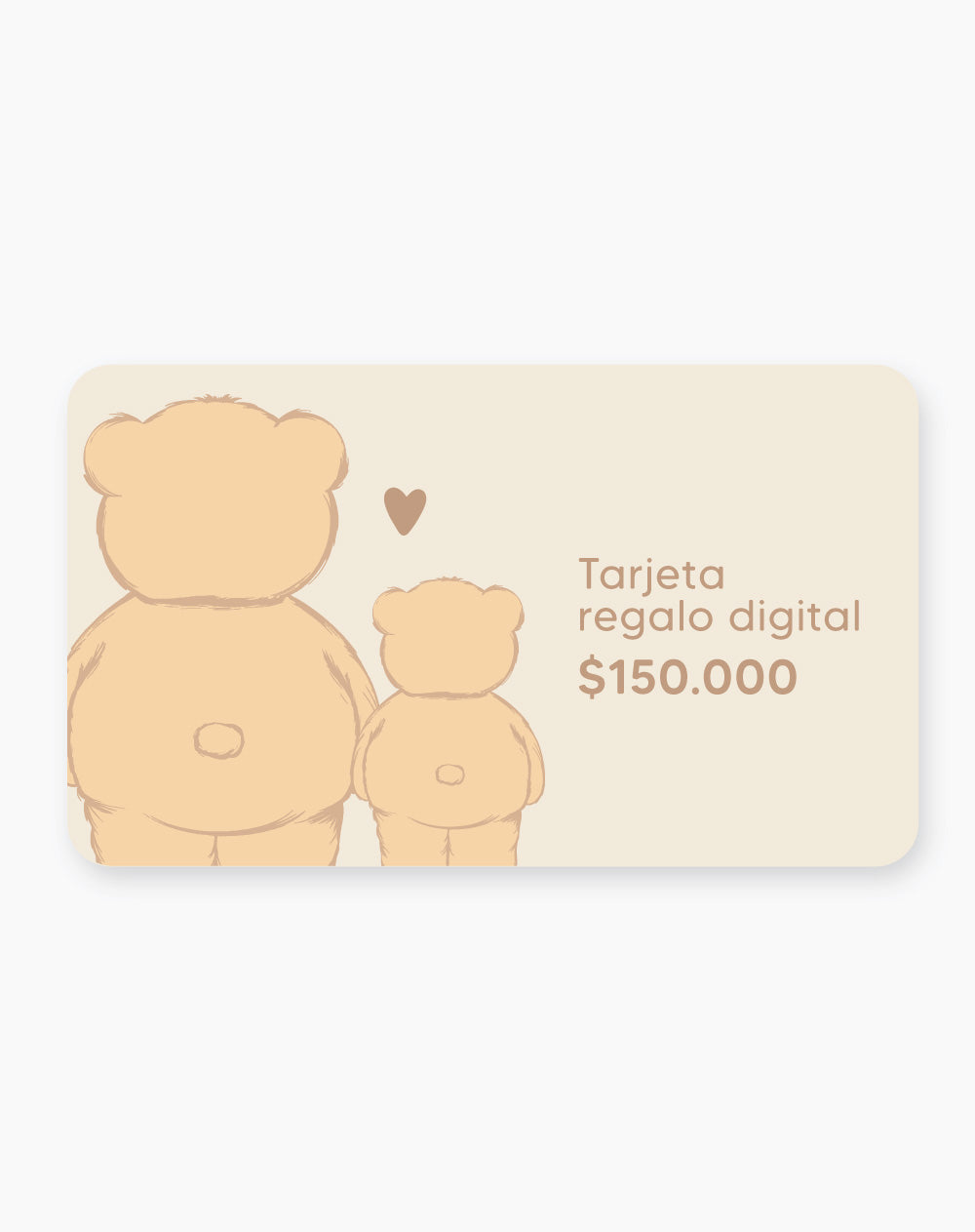 Tarjeta regalo $150.000
