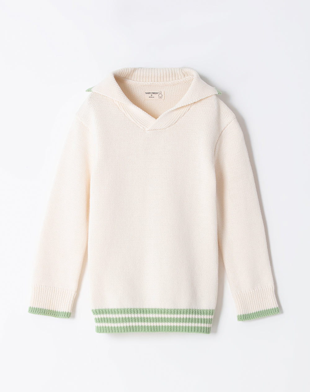Buzo regular fit crema