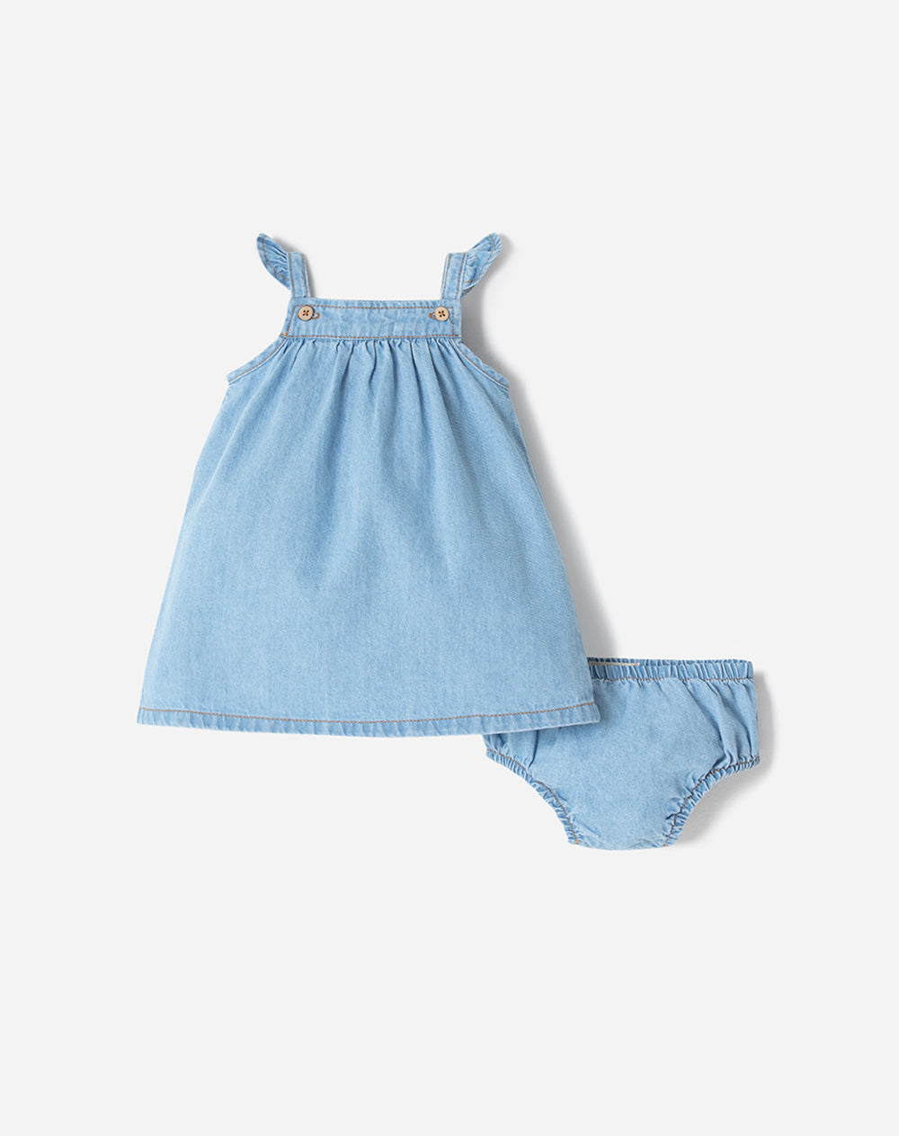 Vestido medio indigo