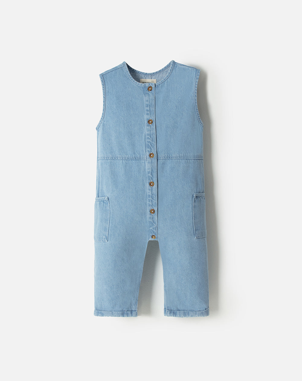 Enterizo regular fit indigo claro