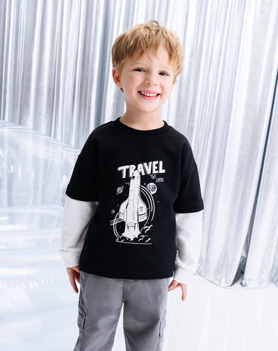 Camibuzo oversize estampado niño