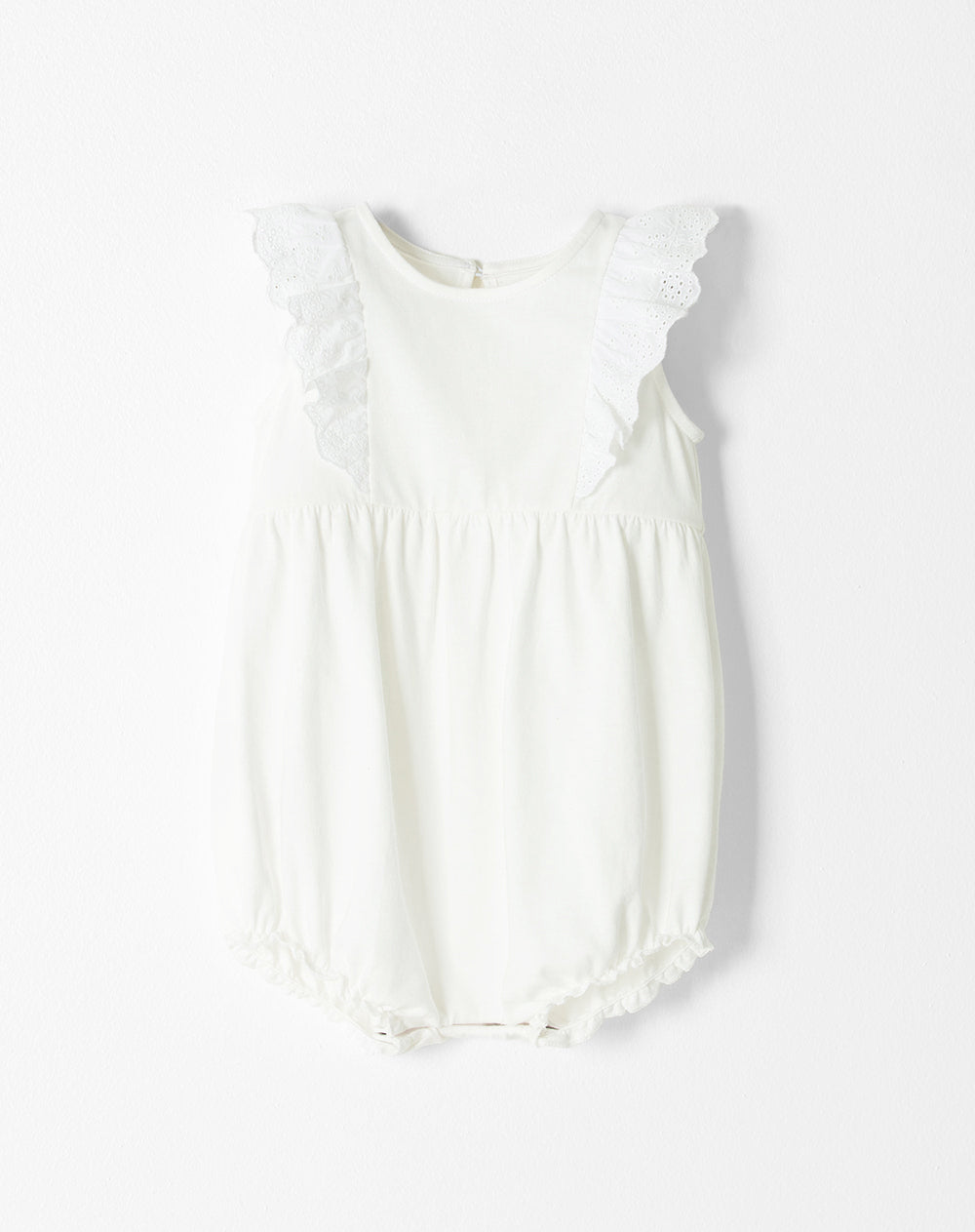 Enterizo loose fit blanco