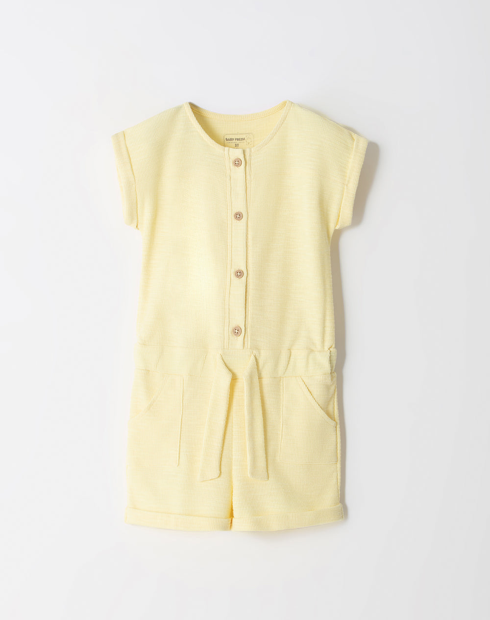 Enterizo regular fit amarillo