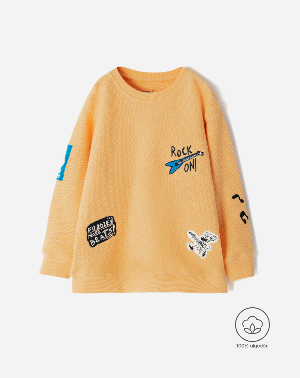 Buzo oversized fit amarillo