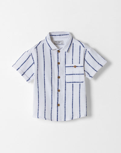 Camisa manga corta rayas