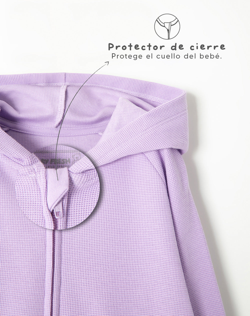Buzo regular fit morado