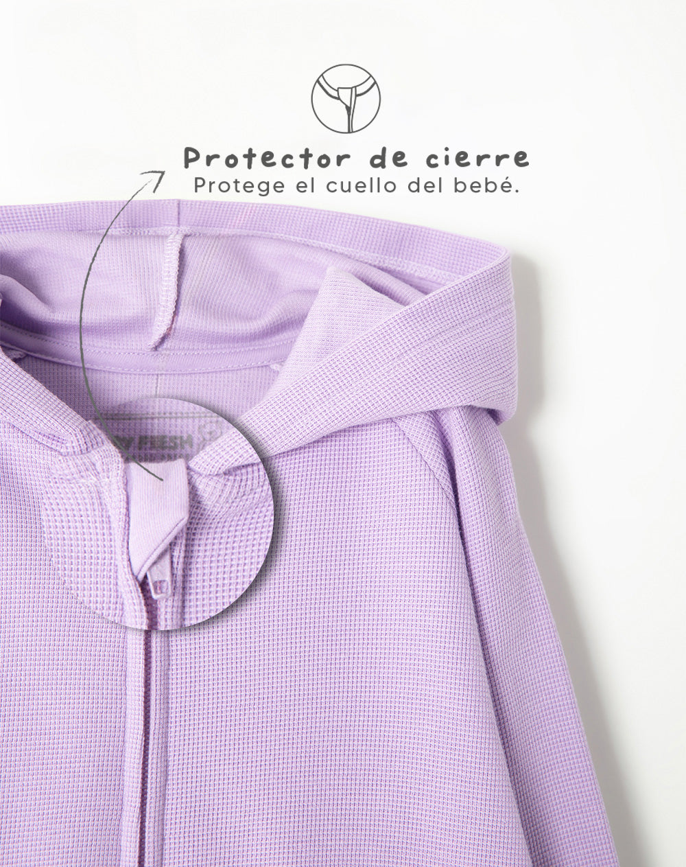 Buzo regular fit morado