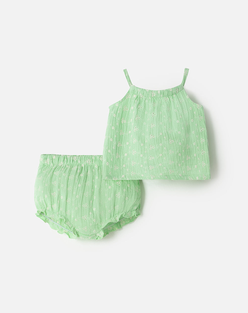Conjunto pantalon corto verde