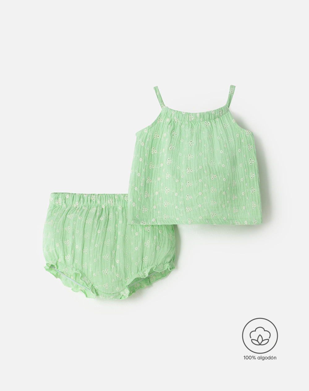 Conjunto pantalon corto verde
