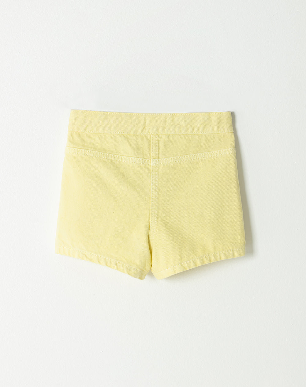 Falda corto tiro alto amarillo