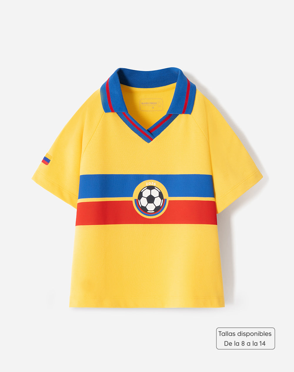 Polo boxy edición mundial niña | De talla 8 a talla 14