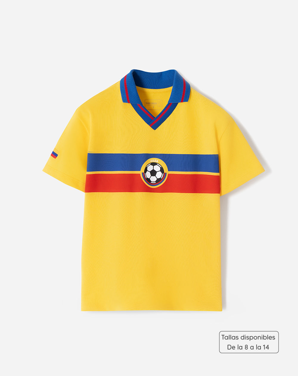 Polo oversize edición mundial niño | De talla 8 a talla 14