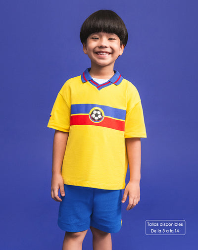 Polo oversize edición mundial niño | De talla 8 a talla 14