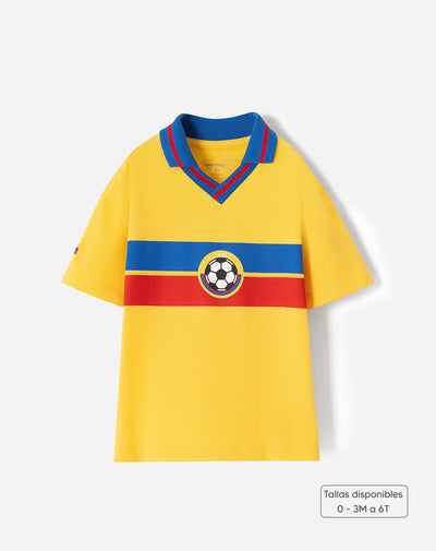 Polo oversize edición mundial masculina | De talla 0-3M a talla 6T
