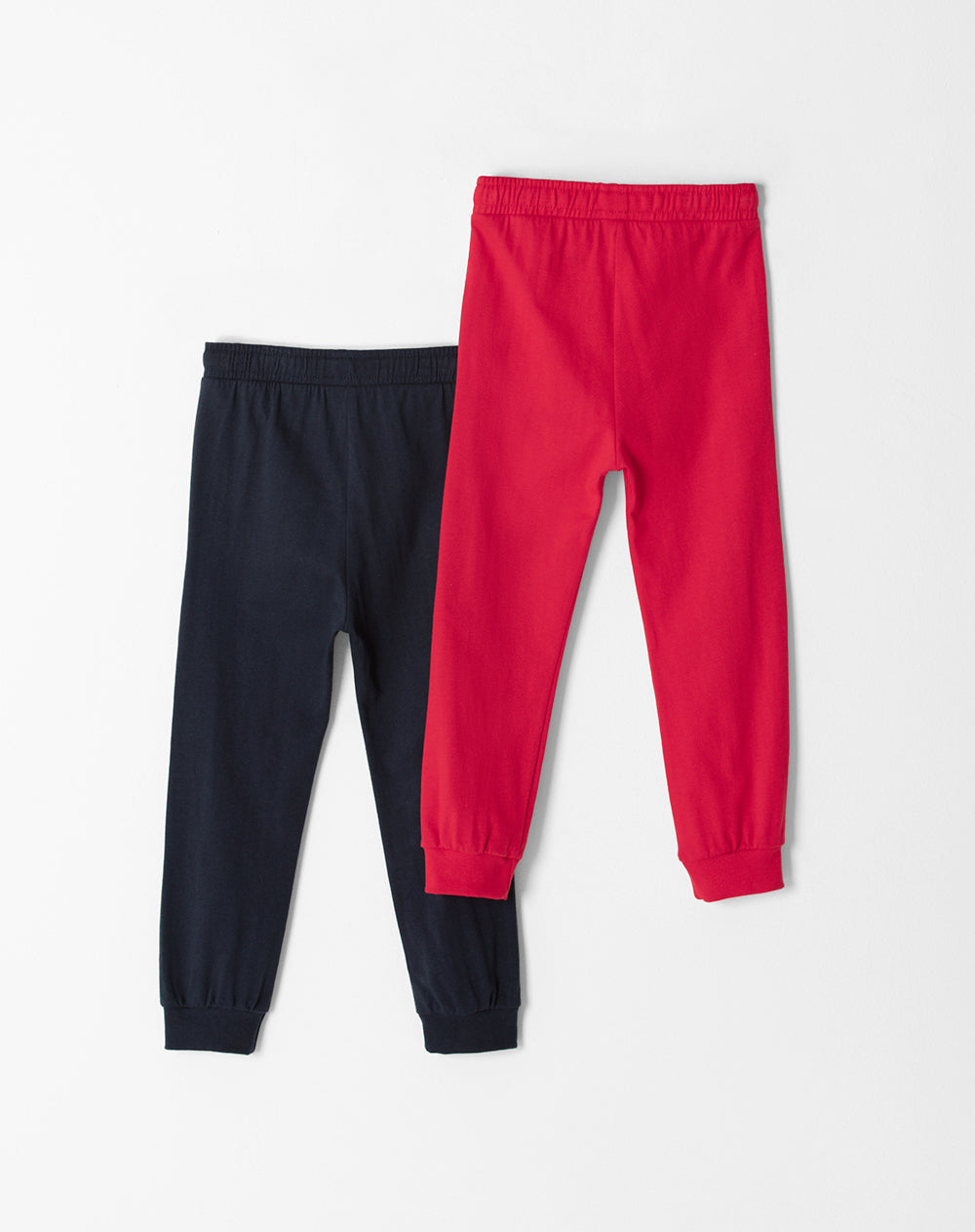 2 joggers regular fit tiro medio surtido