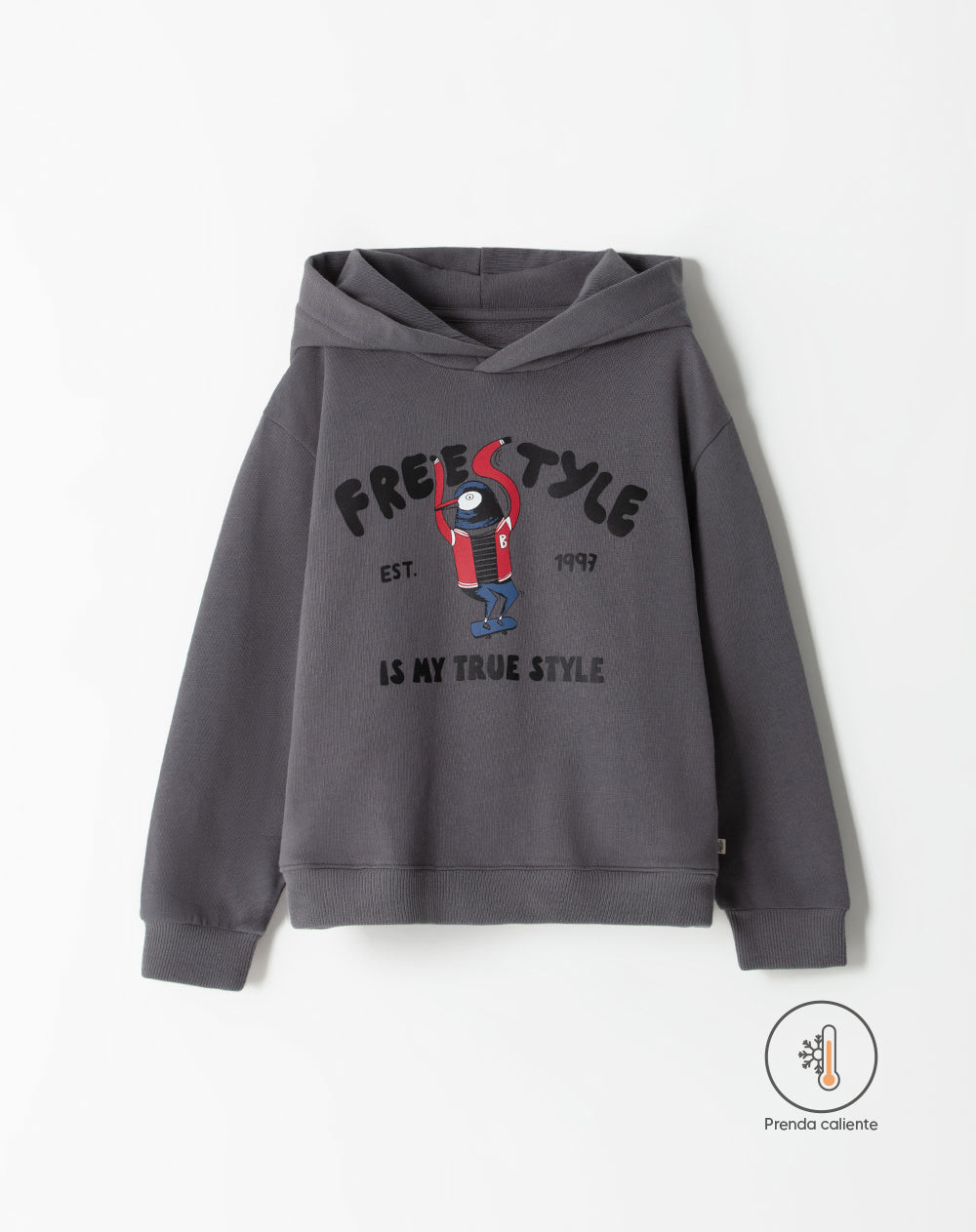 Buzo loose fit gris