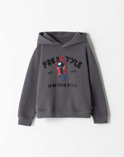 Buzo loose fit gris