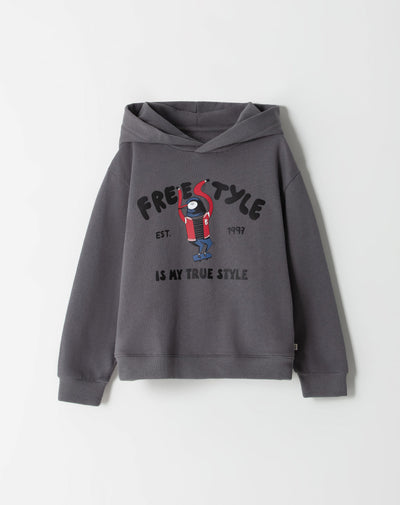 Buzo loose fit gris