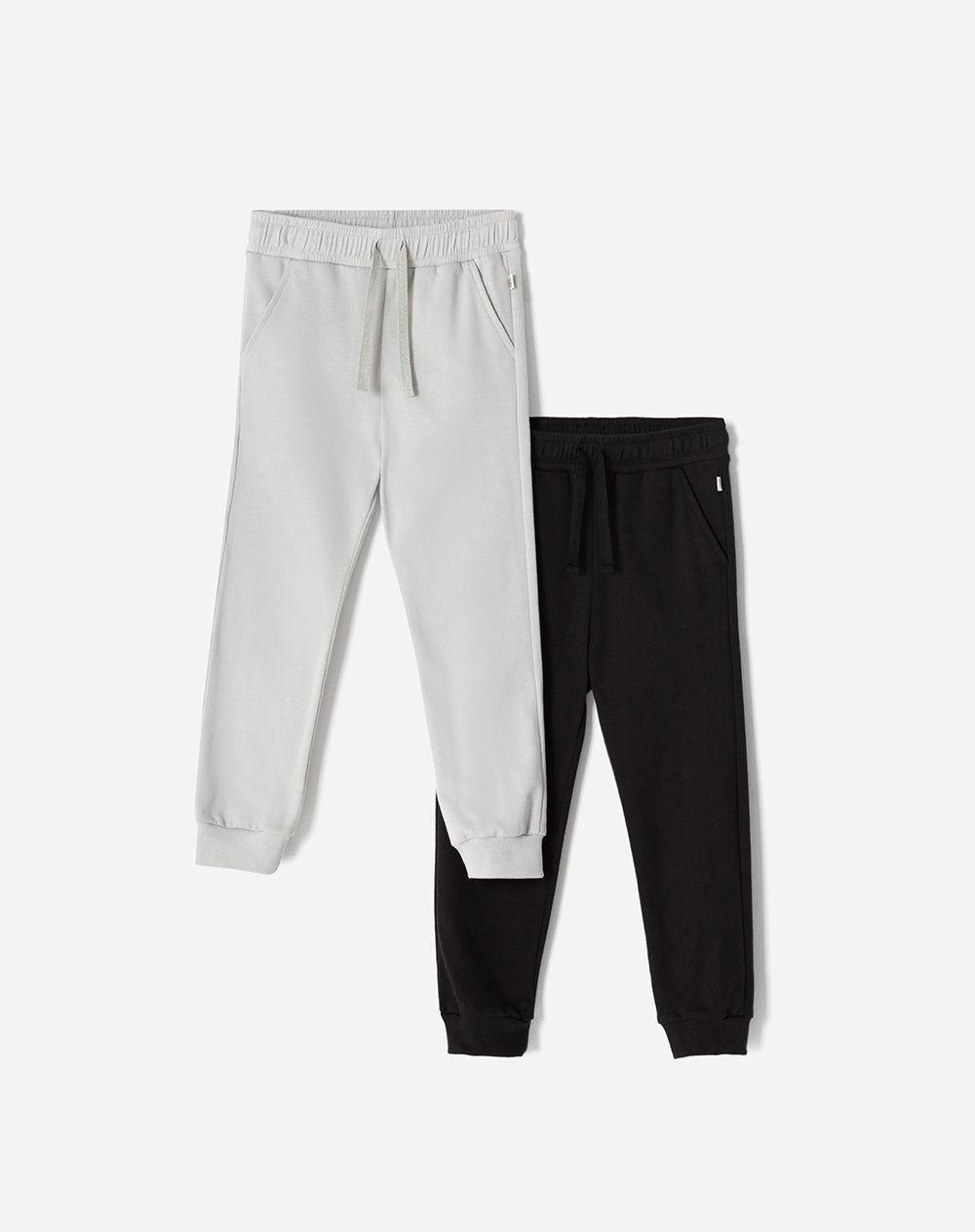 2 joggers regular fit tiro medio surtido