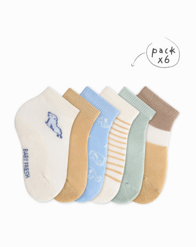 6 pares de medias largas surtido