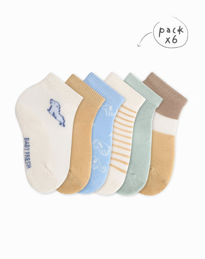 6 pares de medias largas surtido