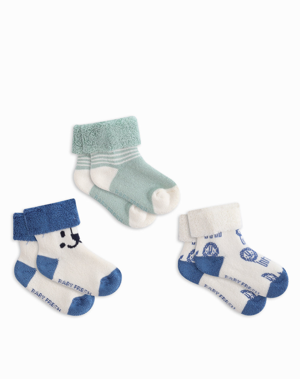 3 pares de medias largas surtido