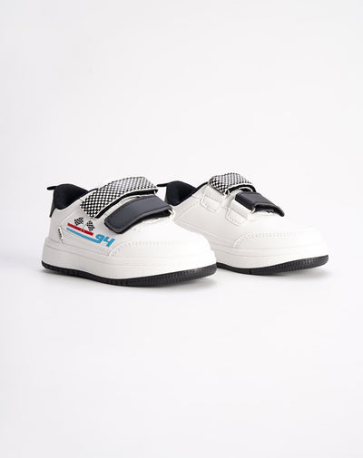 Tenis casuales blancos niño