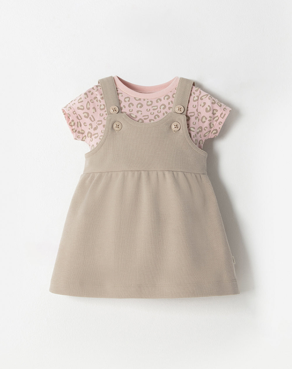 Conjunto bebé niña body + vestido