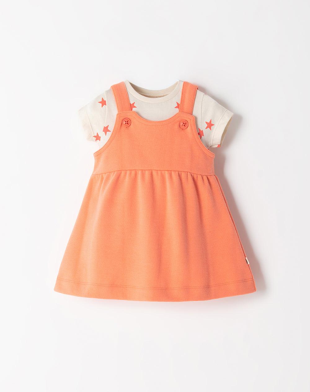 Conjunto bebé niña body + vestido