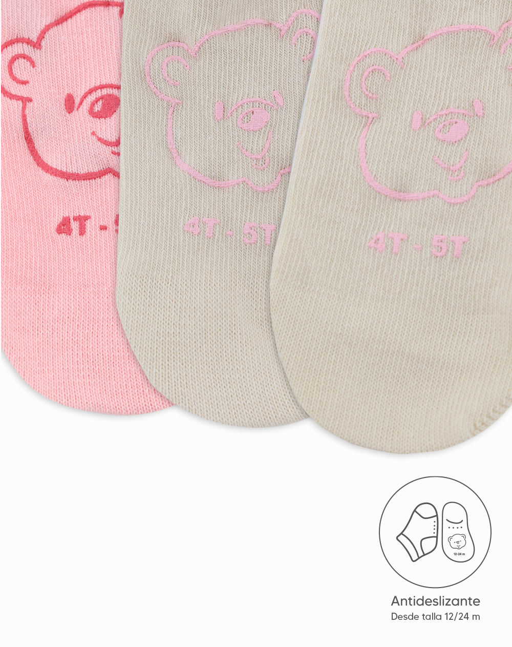 3 pares de medias largas surtido