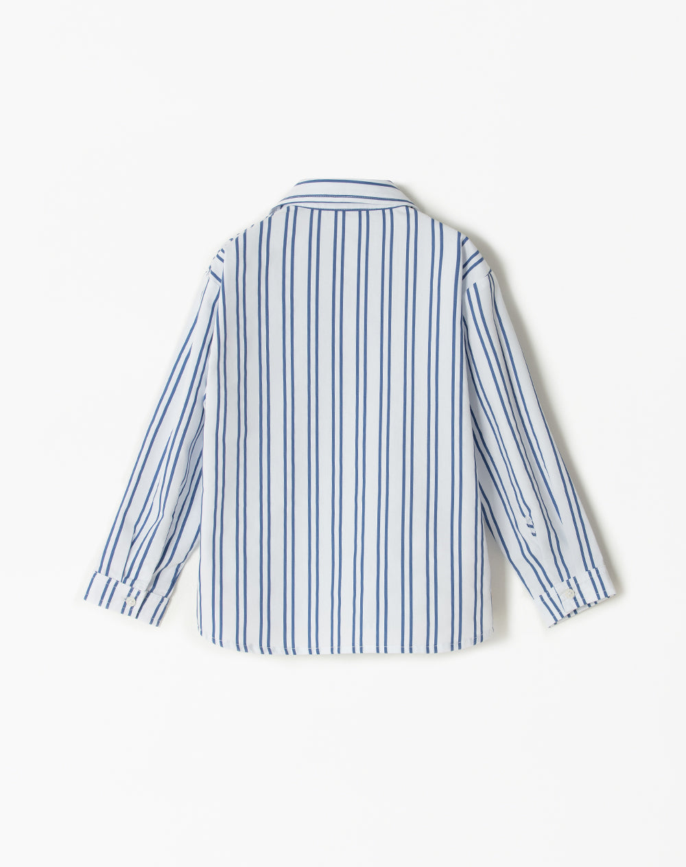 Camisa oversized fit manga larga rayas