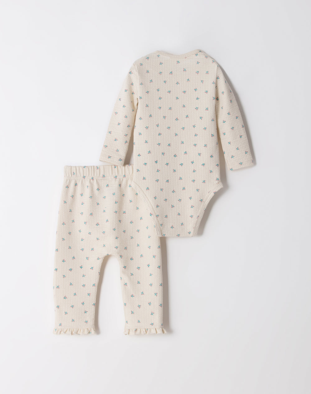 Conjunto body + pantalón largo estampado