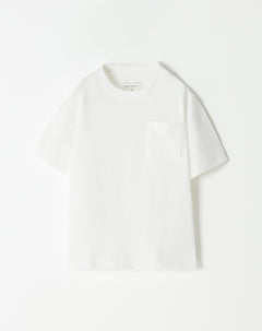 Camiseta oversized fit manga corta blanca