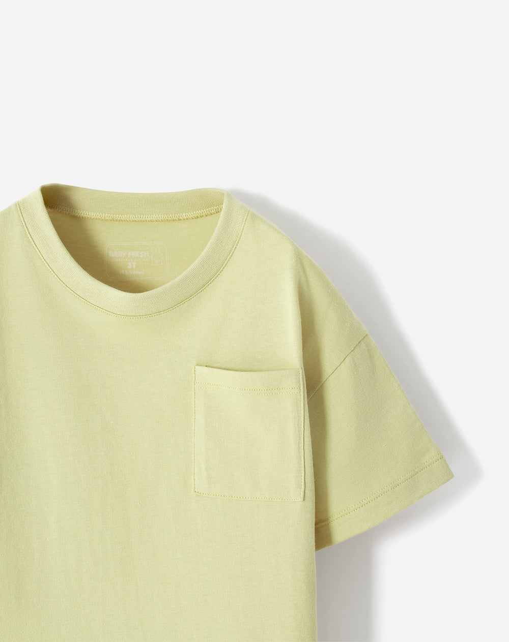 Camiseta oversize algodón verde niño
