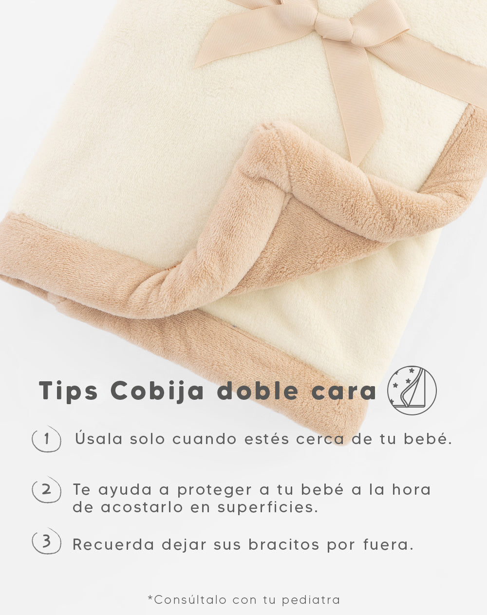 Cobija habano estampado