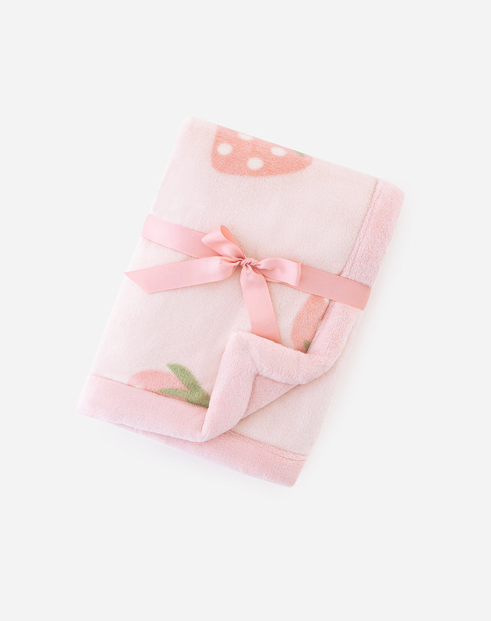 Cobija rosado estampado