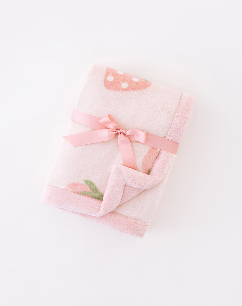 Cobija rosado estampado