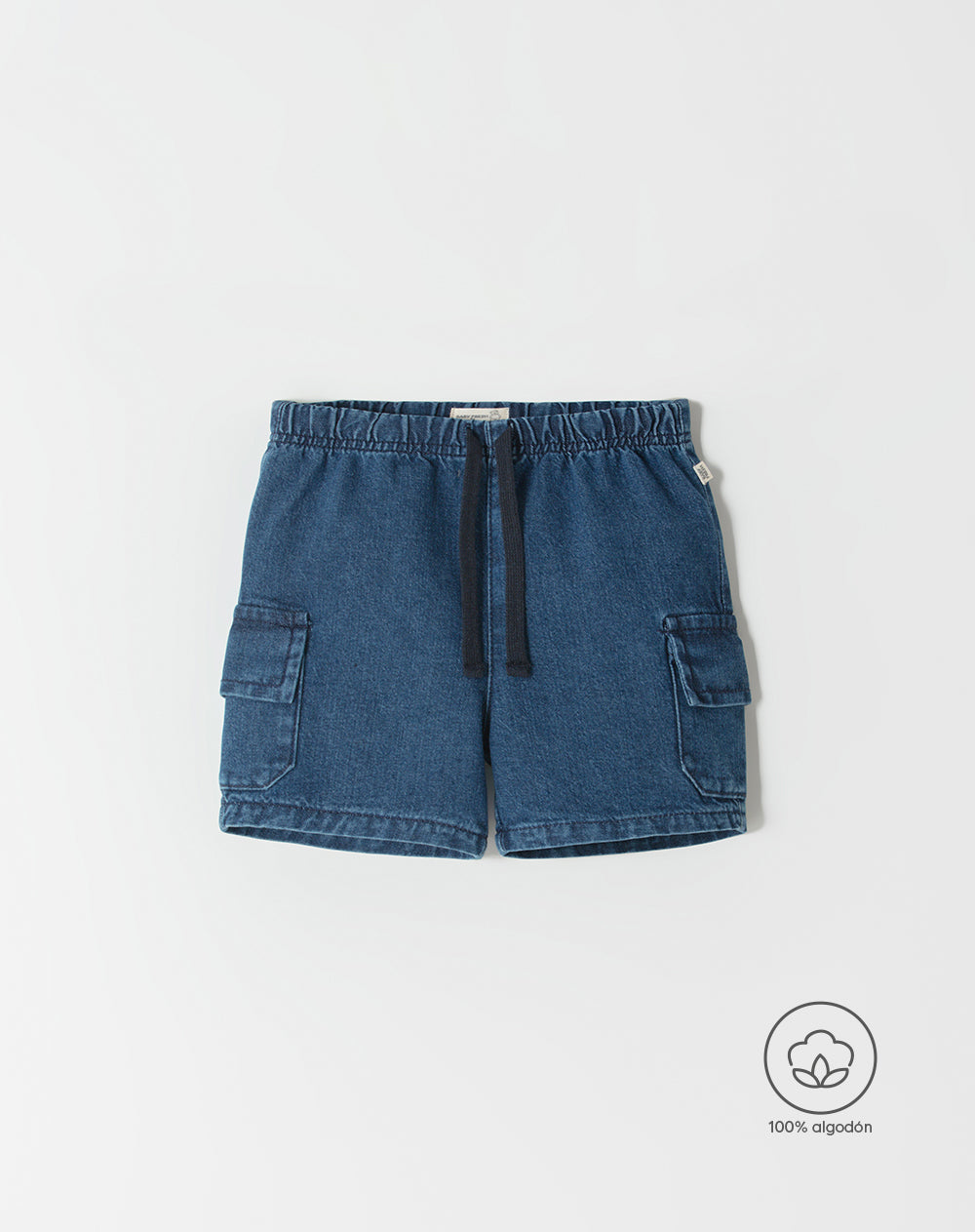 Bermuda regular fit índigo oscuro