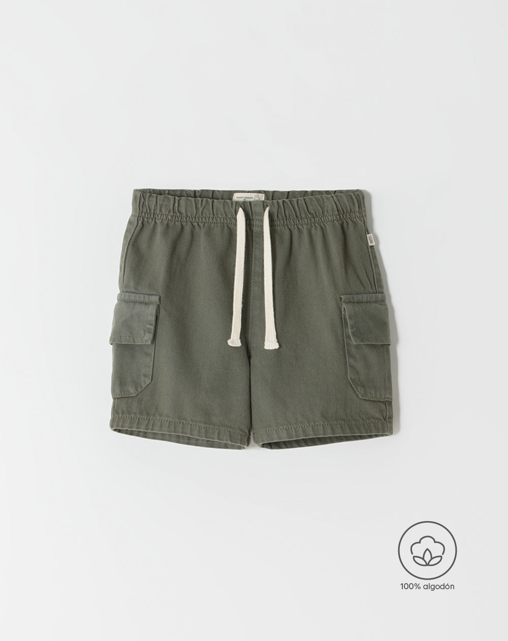 Bermuda regular fit verde militar
