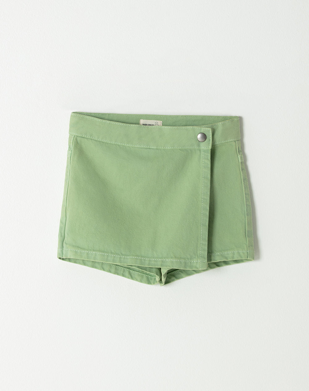 Falda corto tiro alto verde