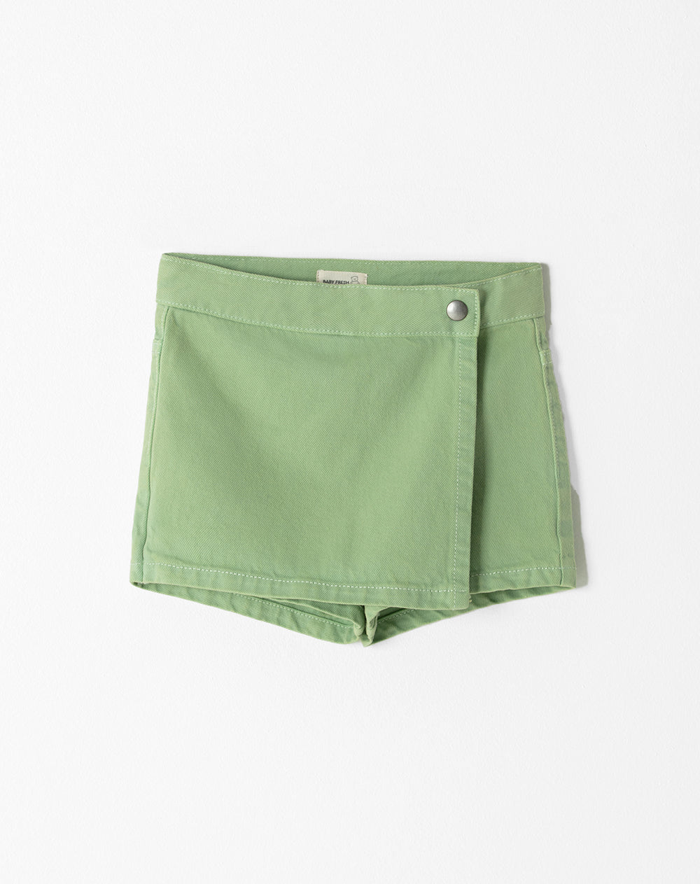 Falda corto tiro alto verde