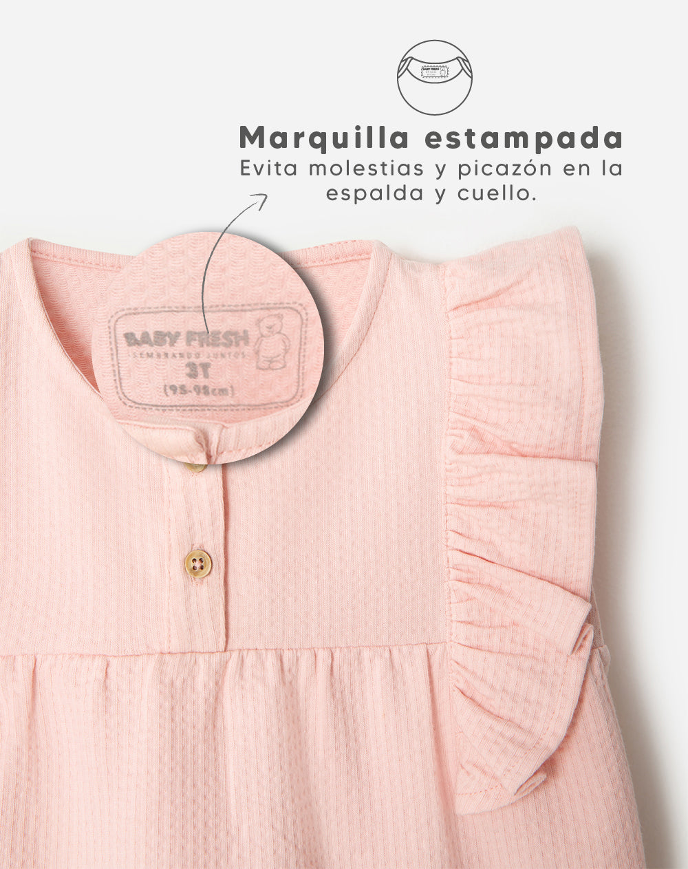 Conjunto pantalon largo rosado estampado