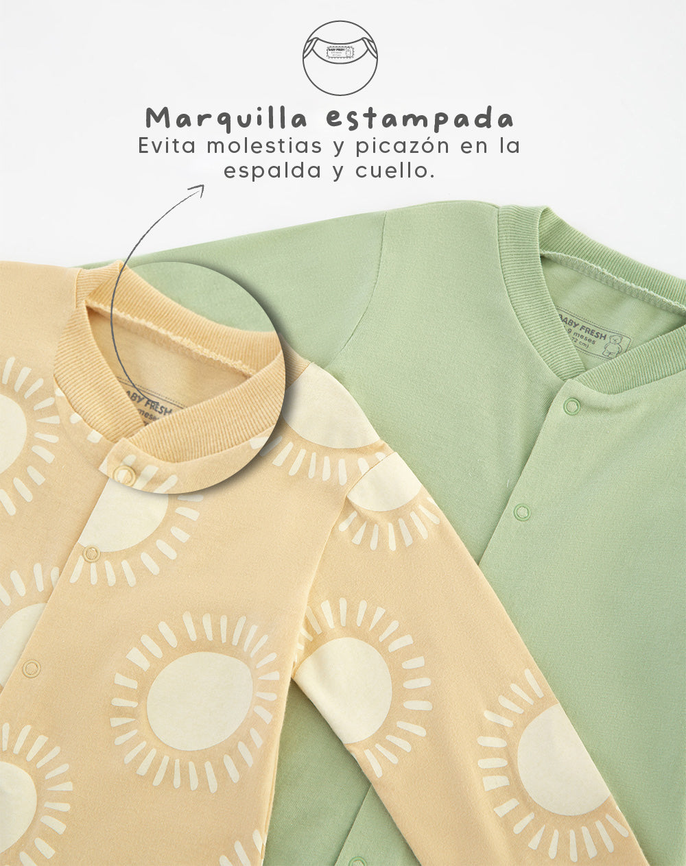2 pijamas regular fit manga larga surtida
