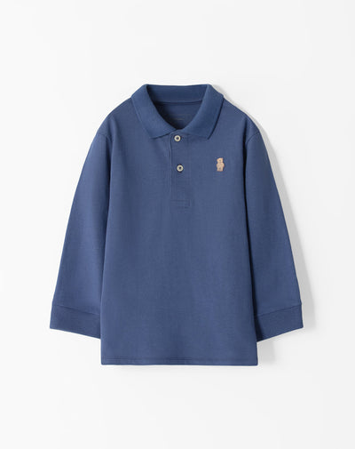 Polo regular fit azul