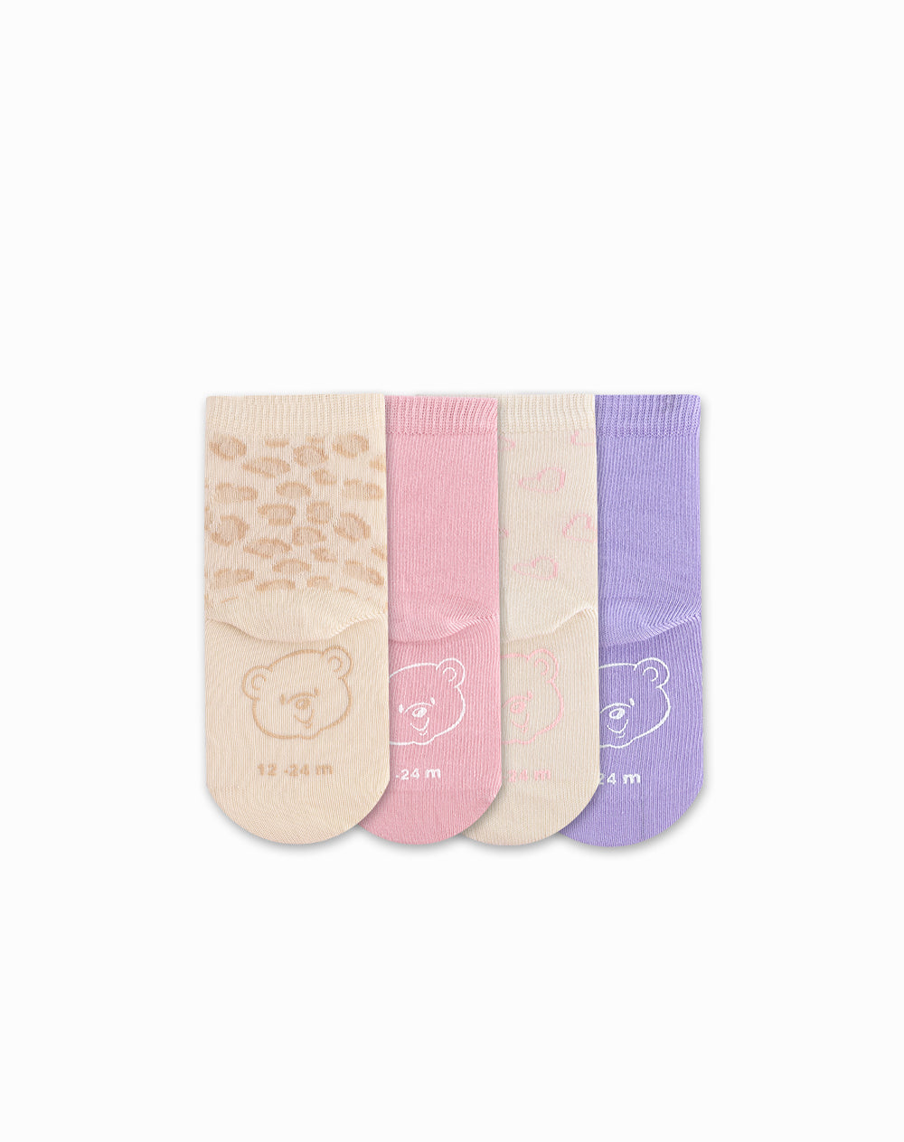 4 pares de medias largas surtido