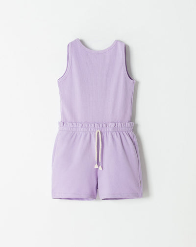 Enterizo regular fit morado