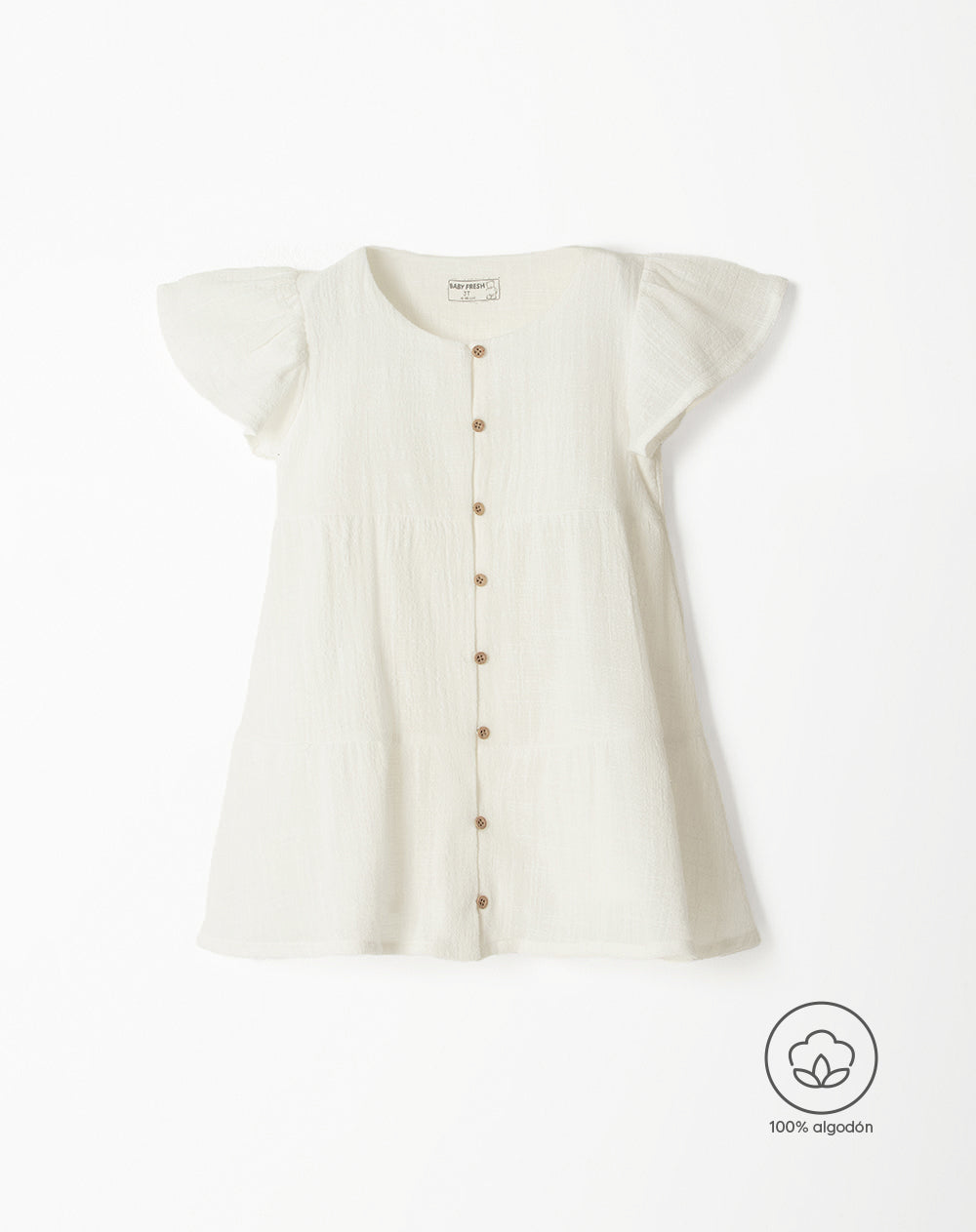 Vestido medio blanco