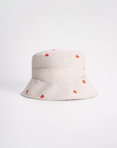 Gorro crudo estampado