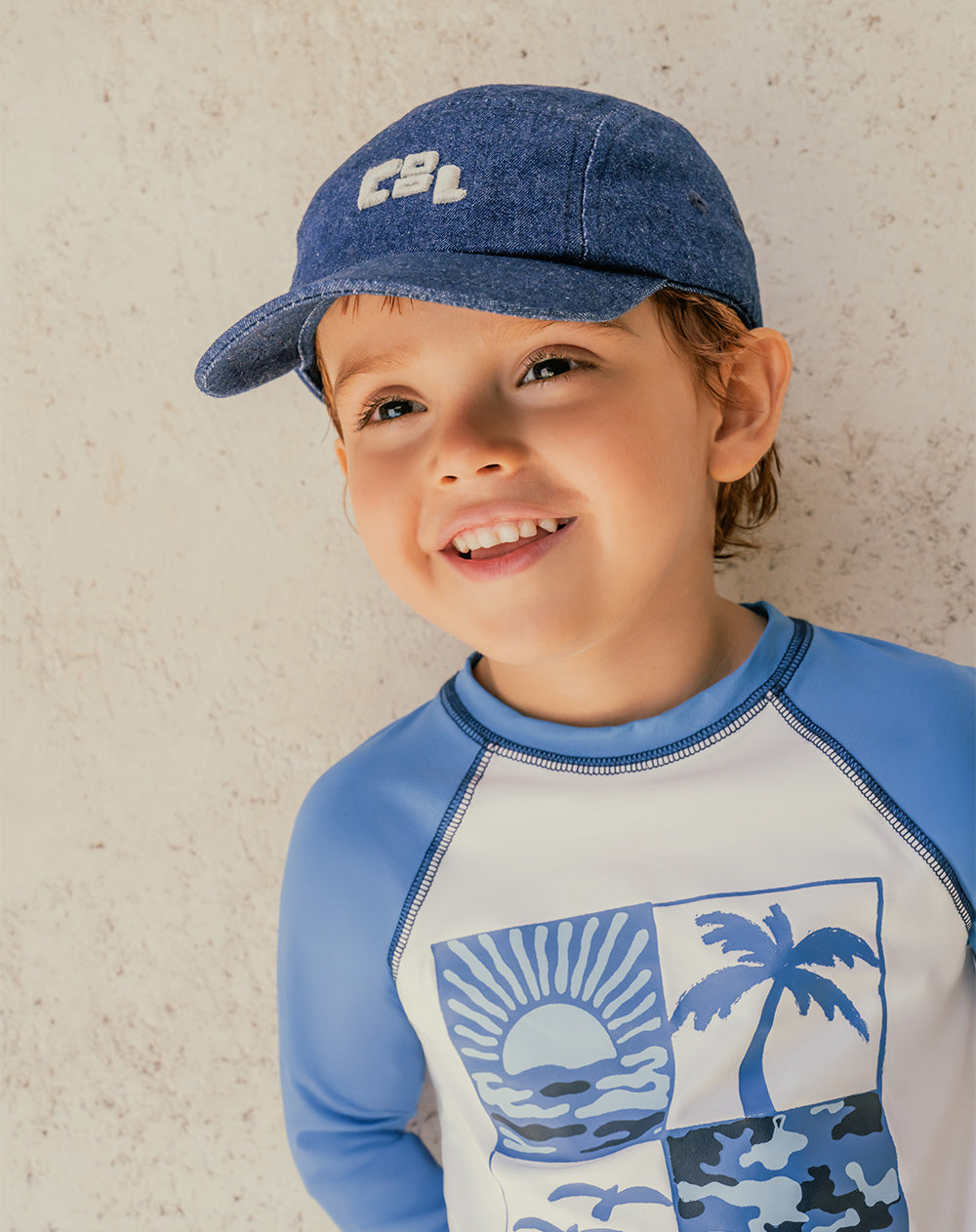 Gorra indigo claro